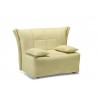 DIVANO-POLTRONA PRONTOLETTO SINGOLO DA 80X190 AVORIO + vari colori