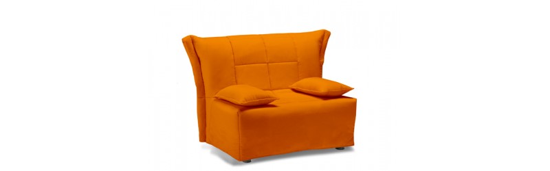 DIVANO-POLTRONA PRONTOLETTO SINGOLO DA 80X190 AVORIO + vari colori
