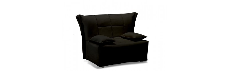 DIVANO-POLTRONA PRONTOLETTO SINGOLO DA 80X190 Arancio + vari colori