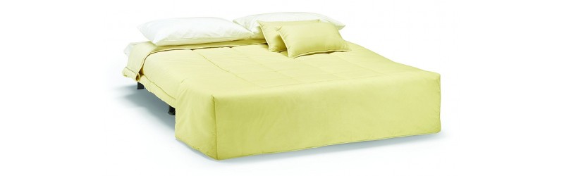 DIVANO-POLTRONA PRONTOLETTO SINGOLO DA 80X190 NERO + vari colori