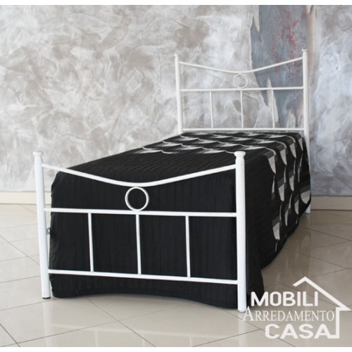 image: .LETTO FERRO BATTUTO SERENA .80  NERO ORO
